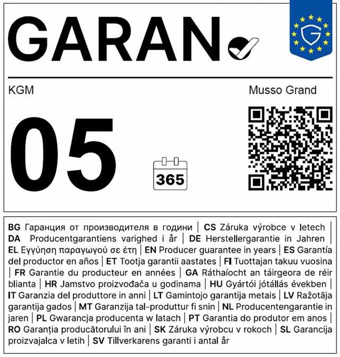 SsangYong Musso Musso Grand 4WD 2.2d Blackline